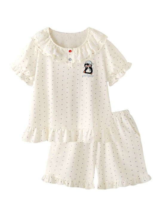 ชุดนอนแขนสั้น กางเกงขาสั้น 🌙✨