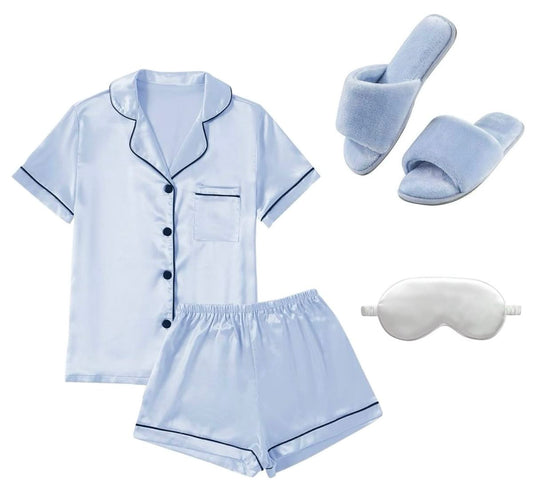 ชุดนอนแขนสั้น กางเกงขาสั้น 🌙✨